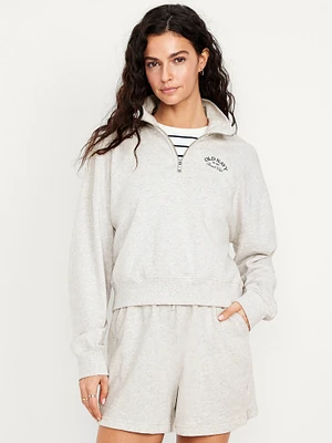 oComfy Oversized Logo Half Zip