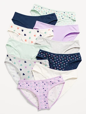 Bikini Underwear 10-Pack for Girls