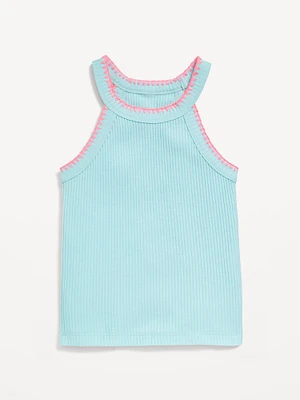 Fitted Halter Tank Top for Toddler Girls