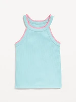 Fitted Halter Tank Top for Toddler Girls
