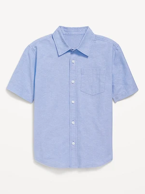 Short-Sleeve Oxford Shirt for Boys