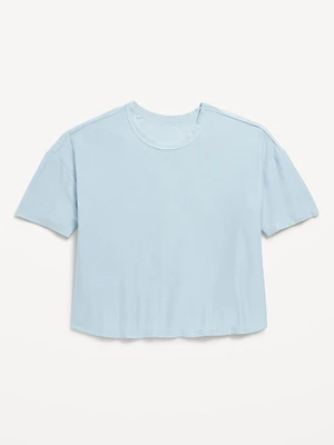 CloudMotion Cropped Performance T-Shirt for Girls