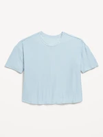 CloudMotion Cropped Performance T-Shirt for Girls