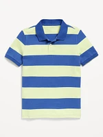 Printed Pique Polo Shirt for Boys