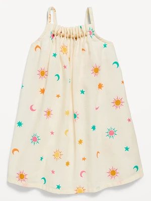 Printed Beaded Cami Dress for Toddler Girls