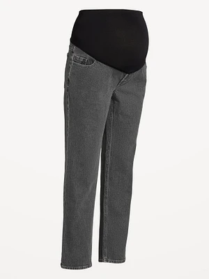 Maternity Full Panel Boyfriend Straight Jeans