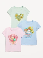 Short-Sleeve Graphic T-Shirt 3-Pack for Girls