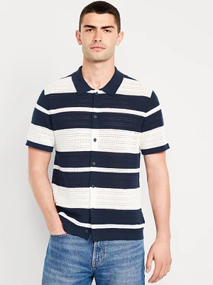 Button-Front Open-titch weater