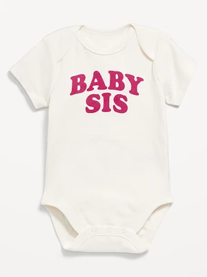 Short-Sleeve Graphic Bodysuit for Baby