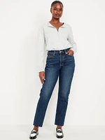 Curvy High-Waisted OG Straight Ankle Jeans