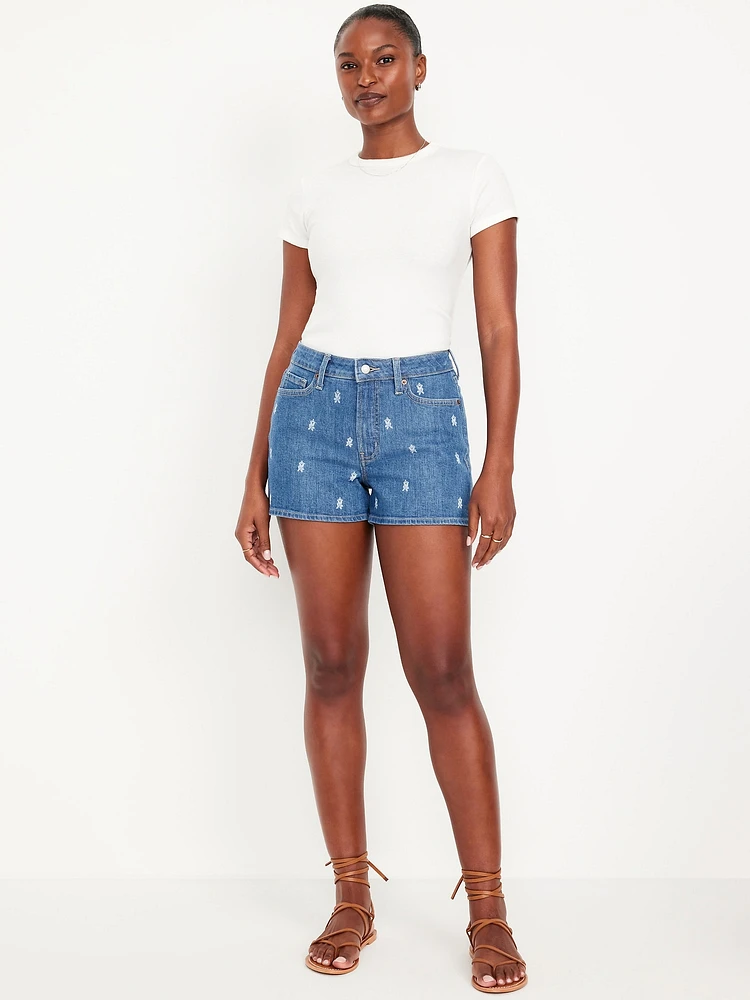 Curvy High-Waisted OG Jean Shorts - 3-inch inseam