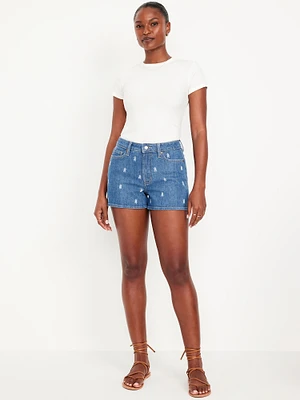 Curvy High-Waisted OG Jean Shorts - 3-inch inseam