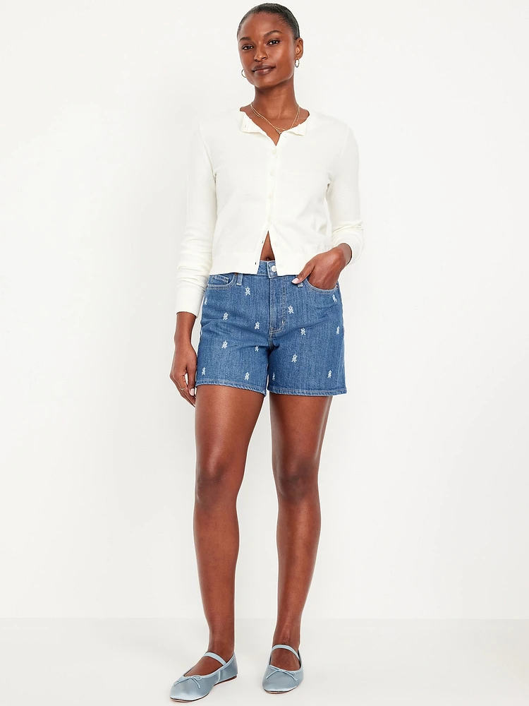 Curvy High-Waisted OG Jean Shorts - 5-inch inseam