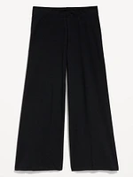 High-Waisted Wide-Leg Crop Leggings