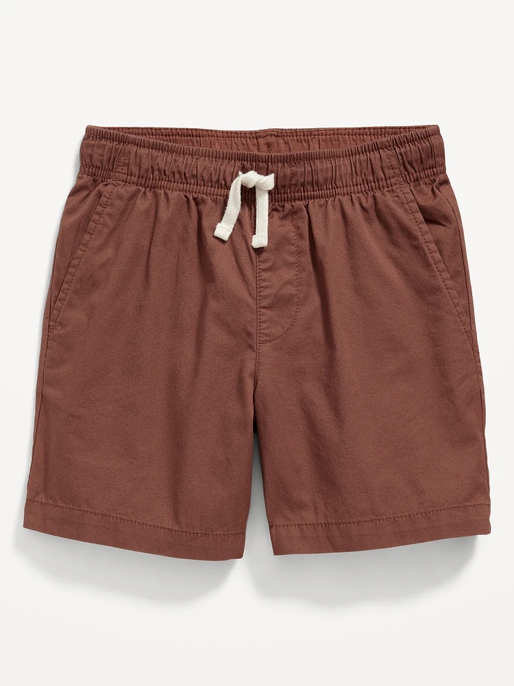 Above Knee Twill Pull-On Shorts for Boys