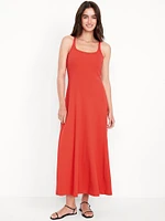 Sleeveless Ribbed Maxi Dress