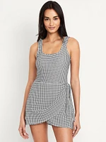 Side-Tie Swim Dress