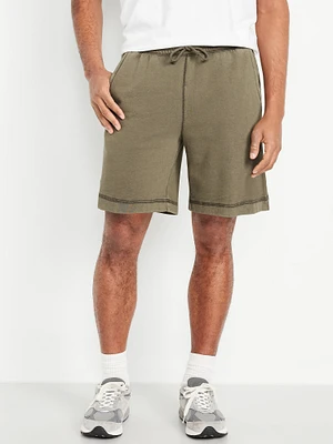 Garment-Dyed French Terry Shorts - 6-inch inseam