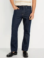 Structured Straight Non-Stretch Jeans