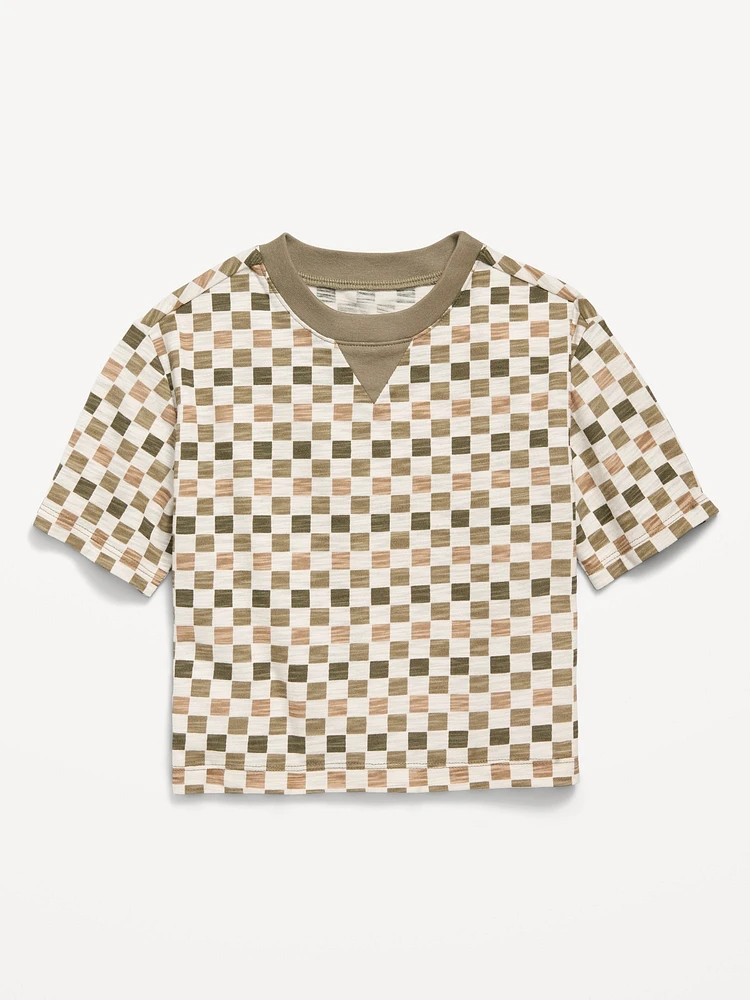 Oversized Boxy T-Shirt for Toddler Boys