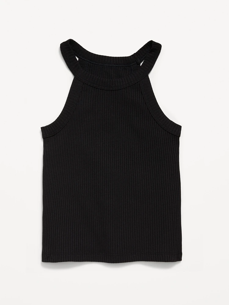 Fitted Halter Tank Top for Toddler Girls