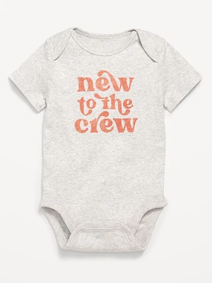 Unisex Short-Sleeve Bodysuit for Baby