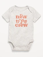 Unisex Short-Sleeve Bodysuit for Baby