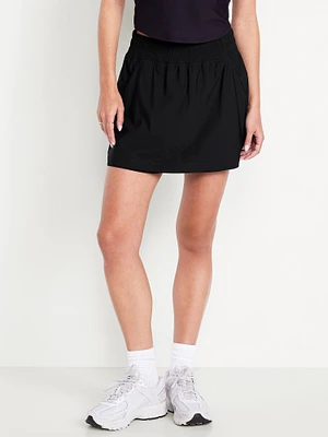 High-Waisted SleekTech Skort