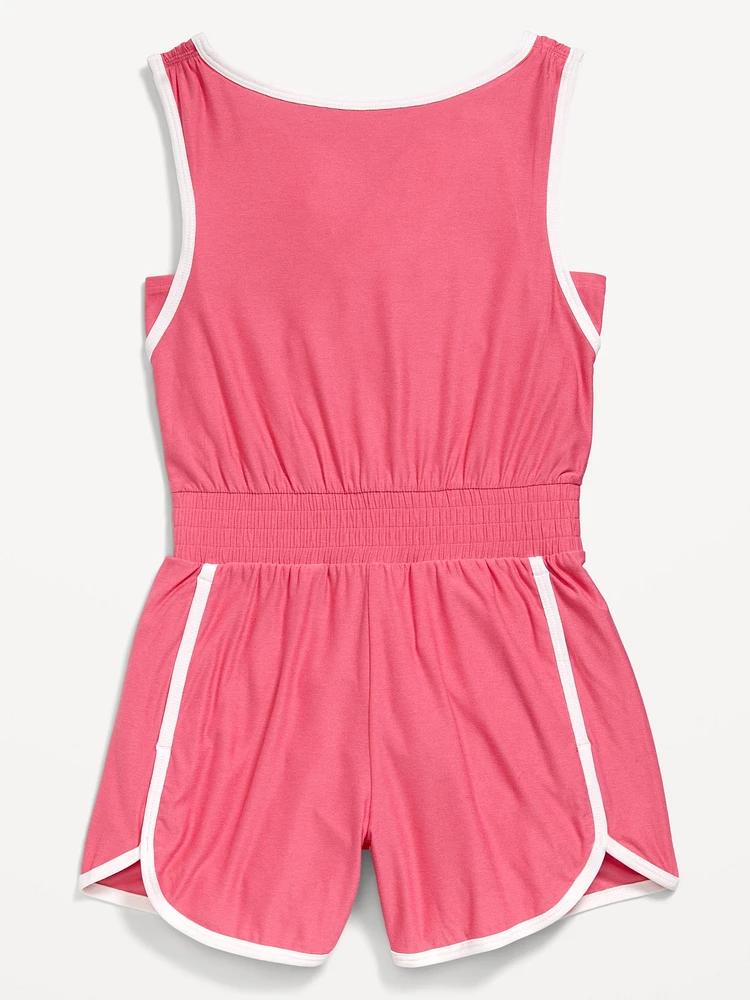 CloudMotion Sleeveless Romper for Girls