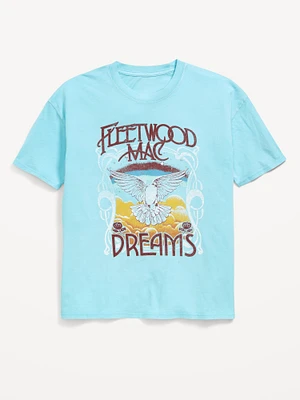 Fleetwood Mac Oversized Graphic T-Shirt for Girls