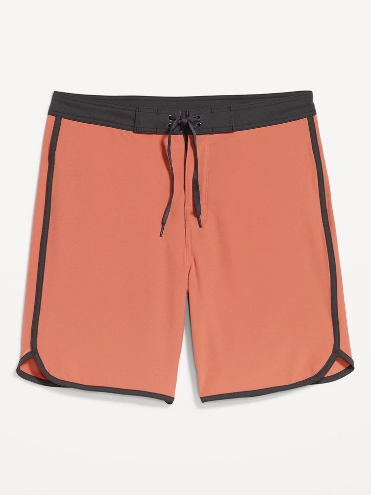 Solid Board Shorts - 8-inch inseam