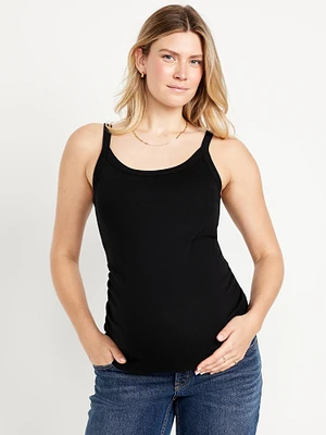 Maternity Ribbed Cami Tank Top