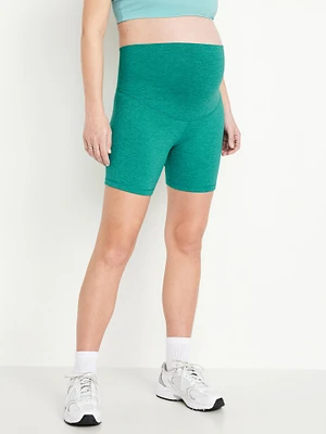 Maternity Full-Panel CloudComfy Biker Shorts - 6-inch inseam