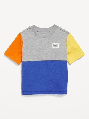 Oversized Color-Block T-Shirt for Toddler Boys