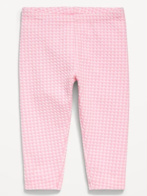 Printed Textured-Knit Capri Leggings for Toddler Girls
