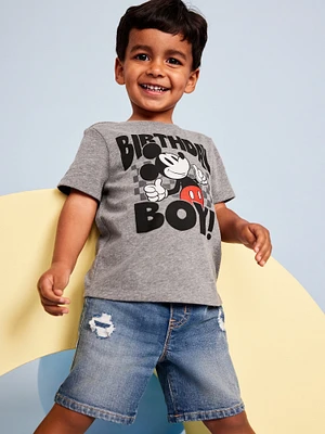 Disney Birthday Mickey Mouse Graphic T-Shirt for Toddler Boys