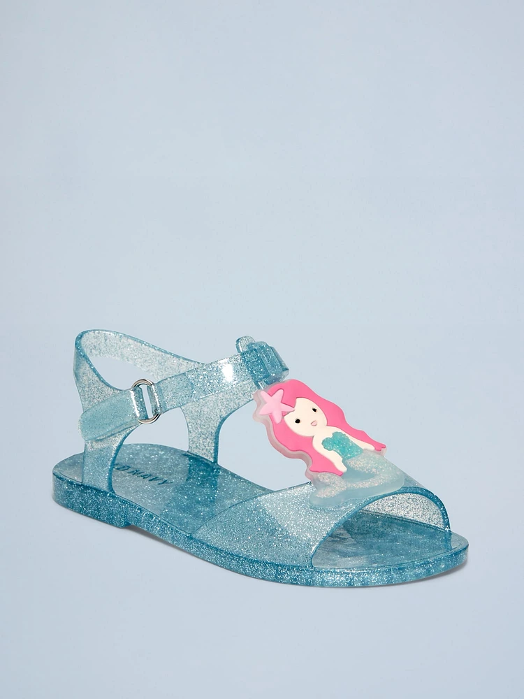 Birthday Jelly T-Strap Sandals for Toddler Girls