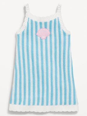 Sleeveless Sweater-Knit Dress for Toddler Girls