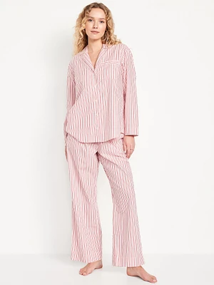 Poplin Pajama Pant Set