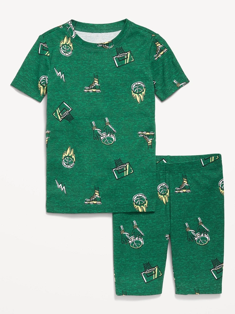 Printed Snug-Fit Pajama Set for Boys