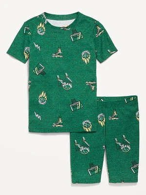 Printed Snug-Fit Pajama Set for Boys