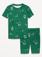 Printed Snug-Fit Pajama Set for Boys