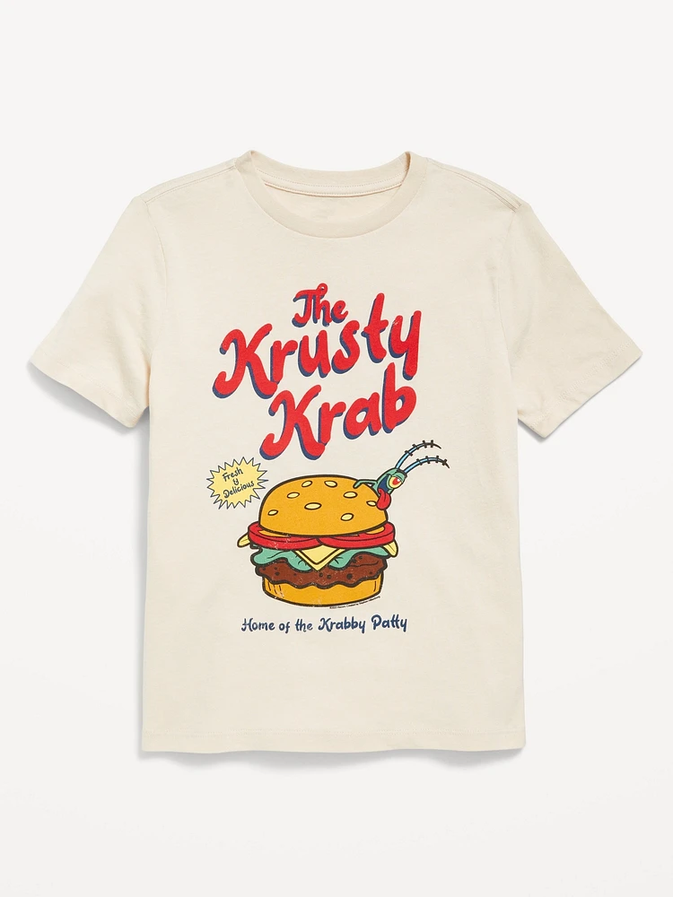 SpongeBob SquarePants Gender-Neutral Graphic T-Shirt for Kids