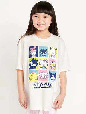 Hello Kitty Oversized Graphic T-Shirt for Girls