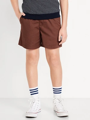 Above Knee Twill Pull-On Shorts for Boys