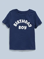 Birthday Graphic T-Shirt for Toddler Boys