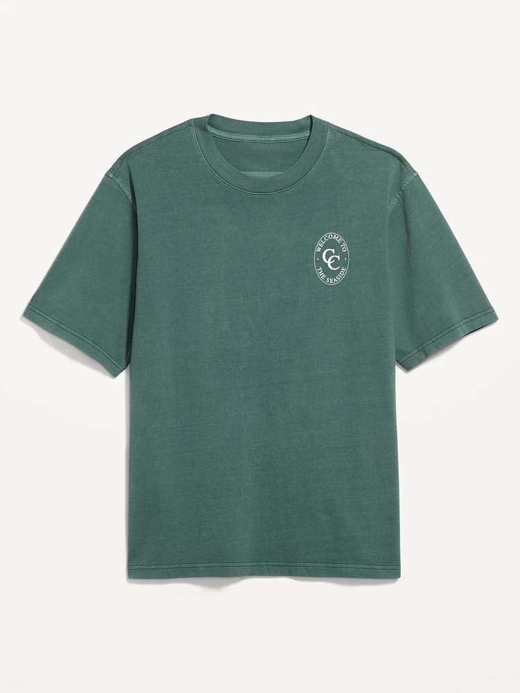 Heavyweight Crew-Neck Graphic T-Shirt