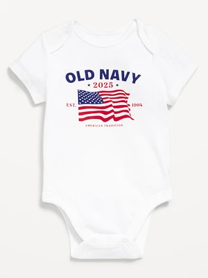 Short-Sleeve Logo-Graphic Bodysuit for Baby