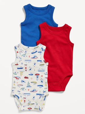 Sleeveless Bodysuit 3-Pack for Baby