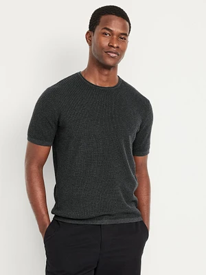 Sweater-Knit T-Shirt